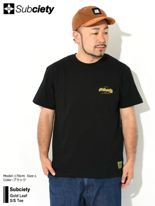 楽天市場】サブサエティ Subciety Tシャツ 半袖 メンズ ゴールド 