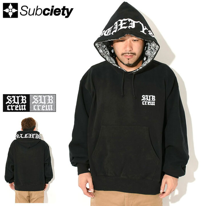 楽天市場】サブサエティ Subciety パーカー プルオーバー メンズ エン  