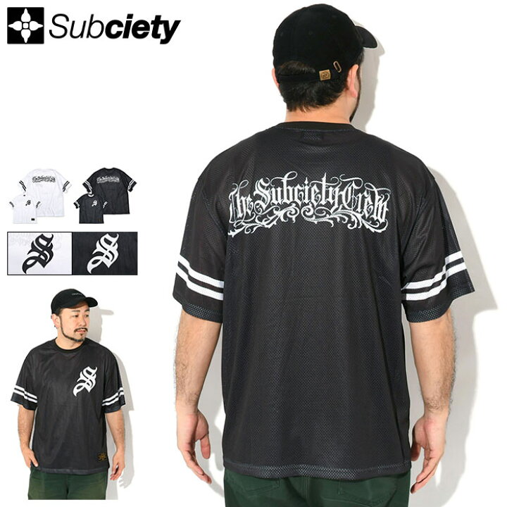 楽天市場】サブサエティ Subciety Tシャツ 半袖 メンズ メッシュ 