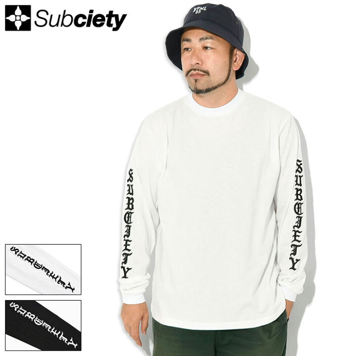楽天市場】サブサエティ Subciety ロンT Tシャツ 長袖 メンズ スリーブ 