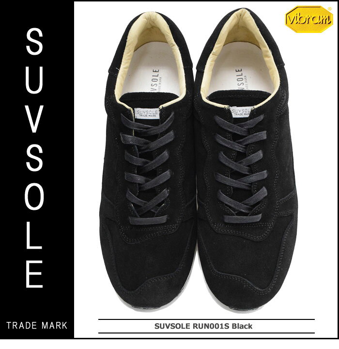 楽天市場】サヴソル SUVSOLE スニーカー メンズ 男性用 RUN001S Black 