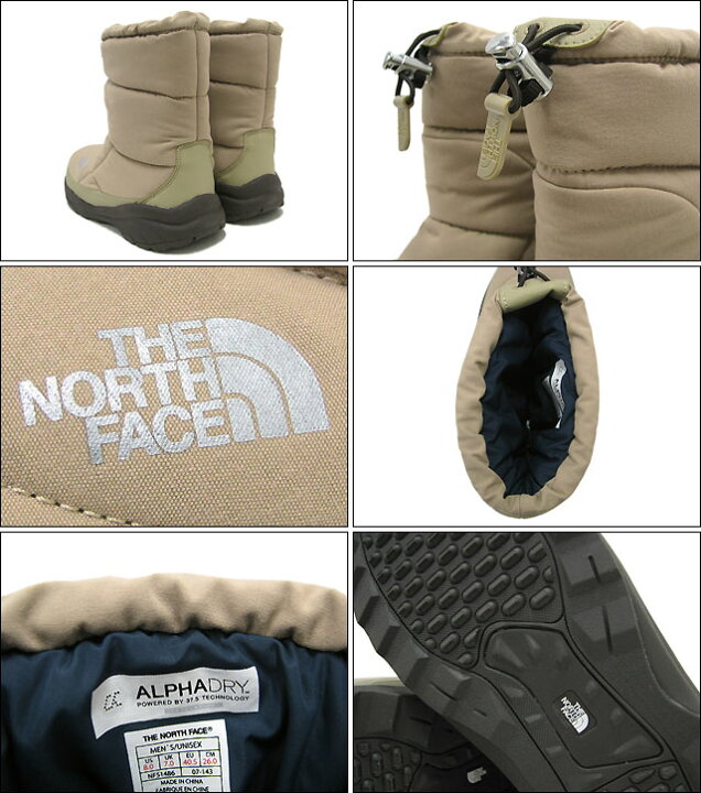 楽天市場】ザ ノースフェイス THE NORTH FACE ヌプシ ブーティー 65/35 