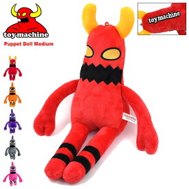 トイマシーン TOY MACHINE ぬいぐるみ トイマシーン パペット ドール ミディアム ( TOY MACHINE Toymachine Puppet Doll Medium キーホルダー マスコット キャラクター メンズ レディース ユニセックス 男女兼用 TMDOLL77 )
