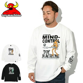 トイマシーン TOY MACHINE ロンT Tシャツ 長袖 メンズ マインド コントロール 2 ( TOY MACHINE Mind Control 2 L/S Tee ティーシャツ T-SHIRTS ロング ロンティー 長袖Tシャツ カットソー トップス メンズ 男性用 TMFDLT12 )