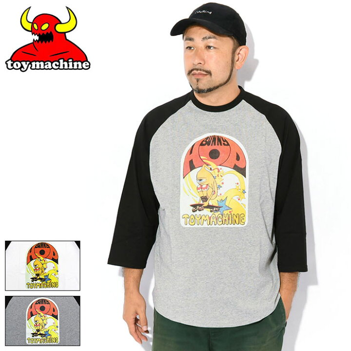 楽天市場】トイマシーン TOY MACHINE ラグラン 七分袖 メンズ バニー 