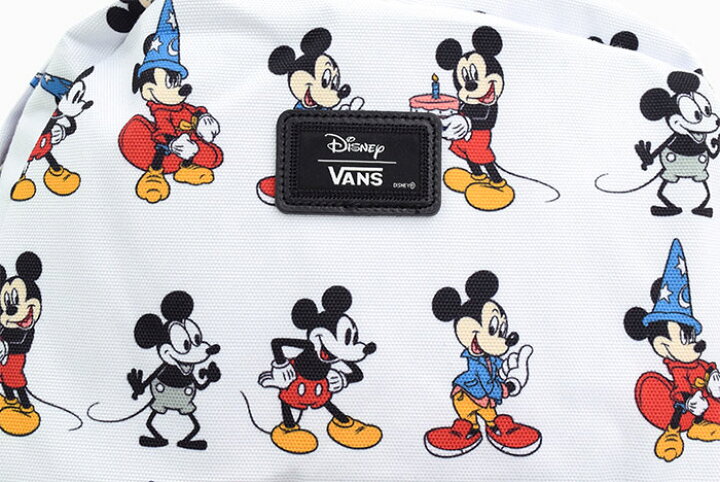 楽天市場 バンズ Vans リュック ディズニー オールドスクール 2 ミッキー スルー ジ エイジ バックパック コラボ Vans Disney Mickey Backpack Wネーム Bag バッグ Daypack デイパック メンズ レディース ユニセックス 男女兼用 Vn000onixh6 ヴァンズ Ice Field