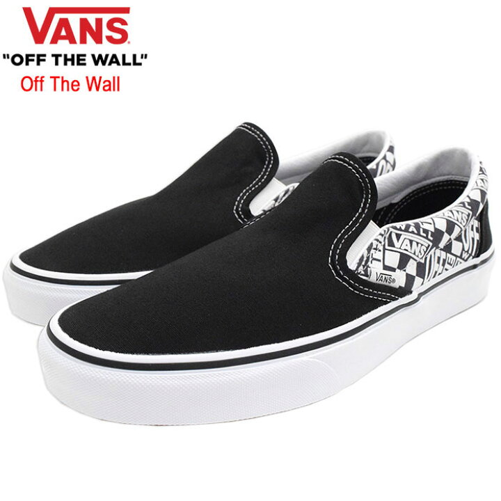 楽天市場 バンズ Vans スニーカー メンズ 男性用 クラシック スリッポン Black Asphalt オフ ザ ウォール Vans Vn0a33tb3wi Classic Slip On Off The Wall スリップオン Slip On Slipon ローカット ブラック 黒 Sneaker Mens 靴 シューズ Shoes ヴァンズ