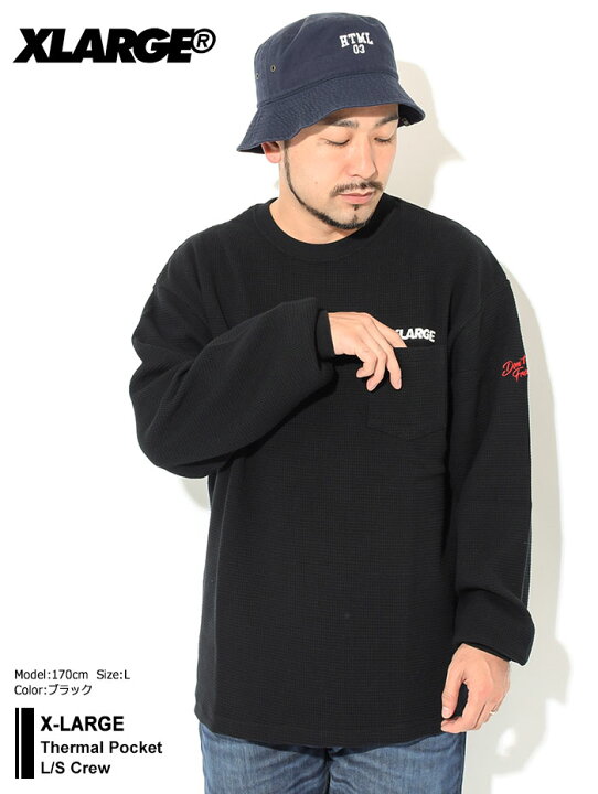 楽天市場】エクストララージ X-LARGE カットソー 長袖 メンズ サーマル 