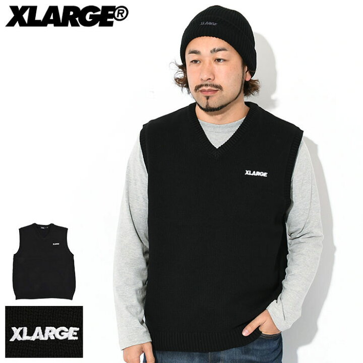 楽天市場】エクストララージ X-LARGE ベスト メンズ スタンダード ロゴ 