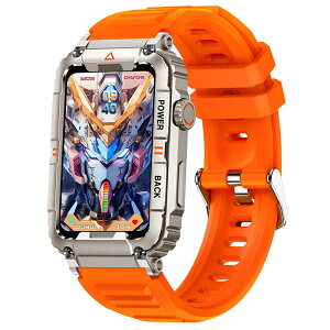 スマートウォッチ 軍用規格 防水 防塵 耐衝撃 1.57インチ 大画面 通話機能 Bluetooth5.2 アンドロイド対応 iphone対応 IP67防水 落下防止 100+種類運動モード