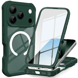 iPhone17 Pro Max P[X KXtB 360xSʕی ϏՌ ̓}Olbgz t{fBJo[ Jیt MagSafeΉ