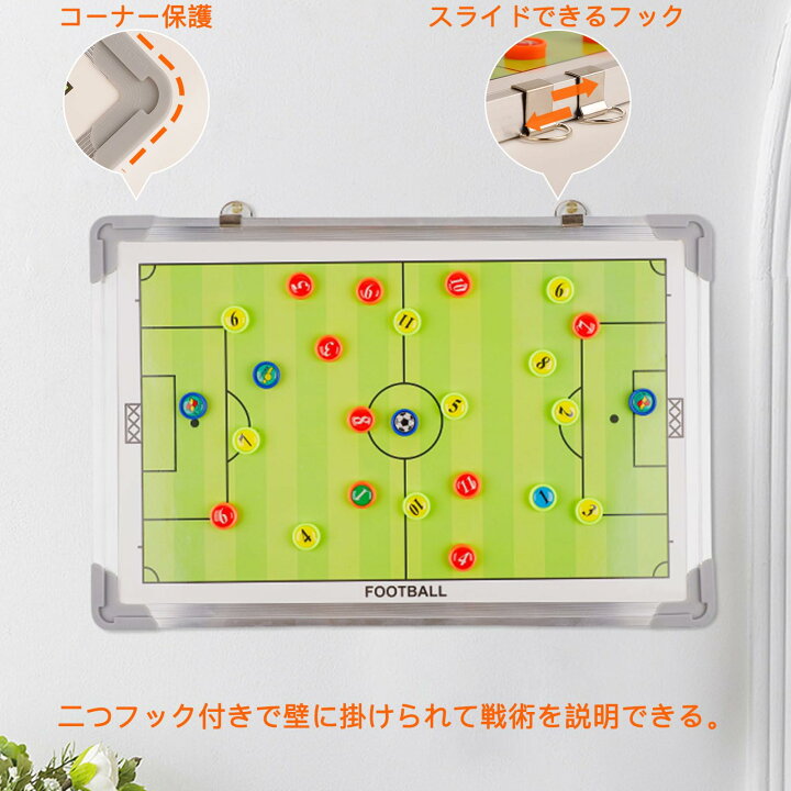 楽天市場】マラソン先行10％OFF♪サッカー作戦ボード 戦術ボード 作戦 