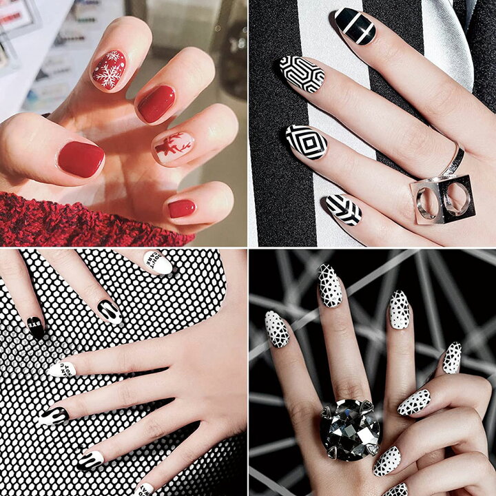 楽天市場 ネイルポリッシュ スタンプネイル用ポリッシュ 2色 Biutee 黒と白 ネイルスタンピングポリッシュ 速乾 水性 色持ち良い ポリッシュタイプ ネイルプレート専用 Icemart