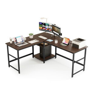 P5倍★10月25日限定10%OFF!パソコンデスク L字型 DEWEL コーナーデスク ラック付き 収納棚付き 超ワイド 可動収納棚 170+150X60X75cm 省スペース おしゃれ デスク 机 ゲーミングデスク 学習机 勉強