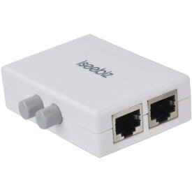 マラソン先行10％OFF♪LAN 切替器 2→1 1→2 切り替え 全結線で物理的に切り替えられる 切替スイッチ付き 電気不要　LAN切替 スイッチ ネットワーク スイッチングハブ [並行輸入品] 機械式 給電不要 長持ち