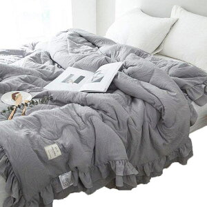 掛けふとん キング 200x230cm DEWEL 水洗い綿 極細繊維 洗浄綿 薄い膝掛け 毛布 肌掛け布団 防ダニ 抗菌 防臭 通年寝具 春夏秋用