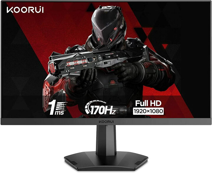 楽天市場】KOORUI ゲーミングモニター 24.5インチ (170Hz/1ms/フルHD 