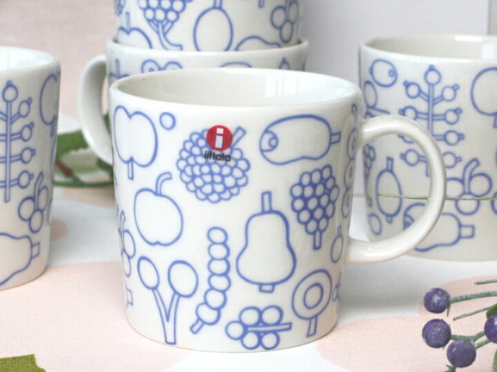 楽天市場】イッタラ マグカップ 300ml フルッタ ライトブルー iittala 
