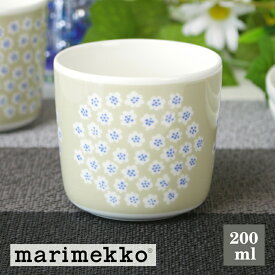 [セール10％OFF]　日本限定 マリメッコ ラテマグ プケッティ ベージュ （1個単位） marimekko コップ コーヒーカップ PUKETTI No.851(81) 北欧食器 洋食器 プレゼント おしゃれ ギフト 結婚祝い