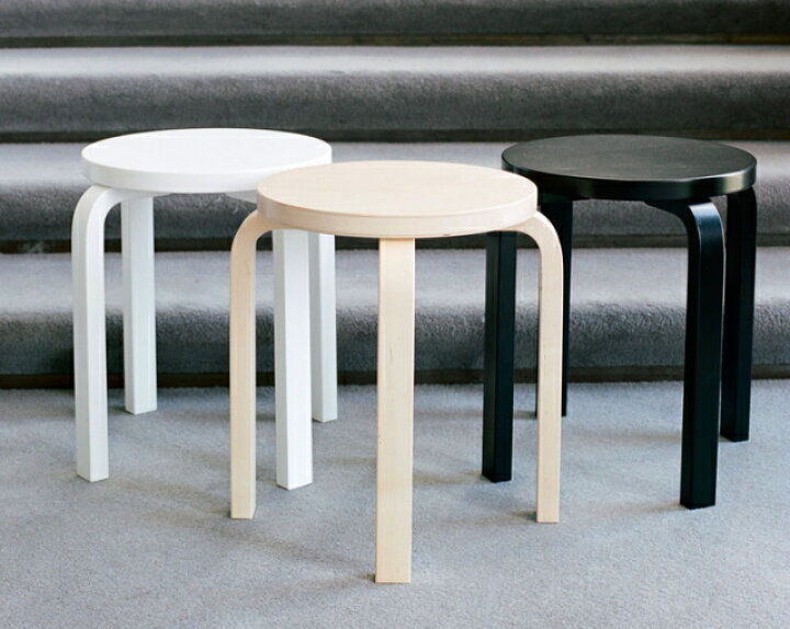 楽天市場】ARTEK アルテック スツール60 （椅子） 3本脚 バーチ 