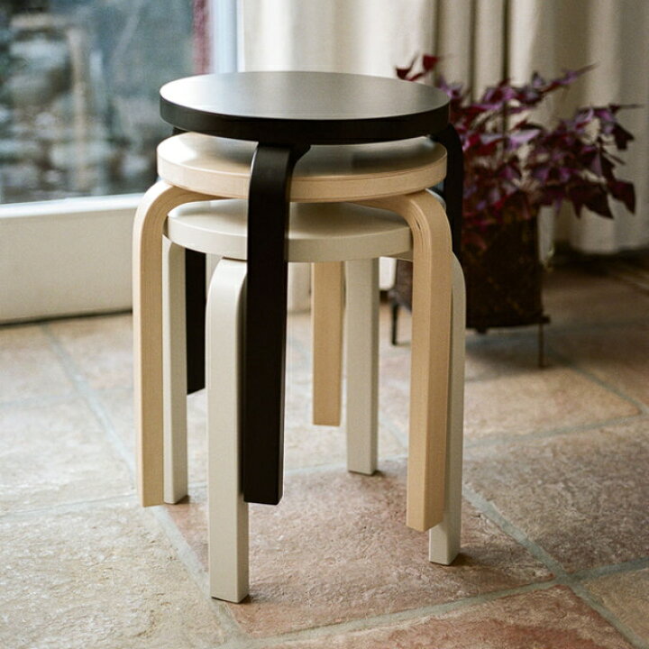 楽天市場】ARTEK アルテック スツール60 （椅子） 3本脚 バーチ  