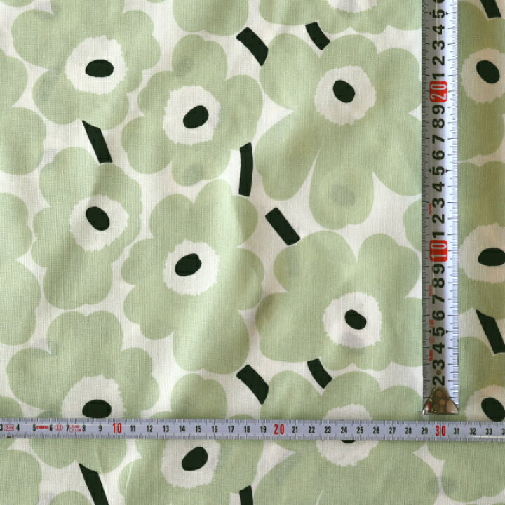 楽天市場】マリメッコ 生地 ミニウニッコ ライトグリーン marimekko 
