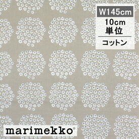 マリメッコ 生地 プケッティ ベージュ No.850 カット販売 145cm巾 10cm単位 切り売り marimekko ファブリック 布 PUKETTI 北欧 おしゃれ かわいい 手芸 手作り フィンランド 花柄 花束