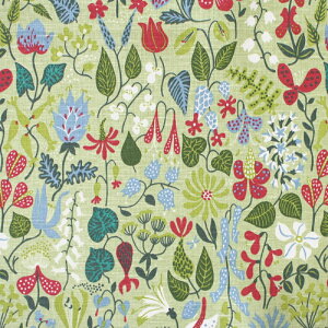 LJUNGBERGS �����o�� �t�@�u���b�N ���n Herbarium �i�n�[�o���E���j �O���[��