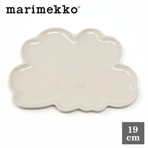 マリメッコ プレート 19cm ウニッコ ストーンウェア UNIKKO (ウニッコ 型) お皿 No.120(91) marimekko 花柄 北欧 陶器 ラッピング無料 誕生日プレゼント 出産祝い 出産内祝い 内祝 リボン 熨斗 イン