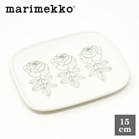 marimekko マリメッコ ミニプレート ヴィヒキルース ライトグリーン VIHKIRUUSU No.160(40) 北欧食器 洋食器 プレゼント おしゃれ ギフト 結婚祝い 日本限定 正規販売店 北欧 ホワイト × セージ 2026 新作