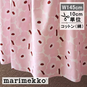 �}�����b�R ���n �~�j�E�j�b�R ���C�g�s���N No.137 �J�b�g�̔� 145cm�� 10cm�P�� �؂蔄�� marimekko �t�@�u���b�N �z MINI UNIKKO �s���N �z���C�g �k�� ������� ���킢�� ��| ���� �t�B�������h 