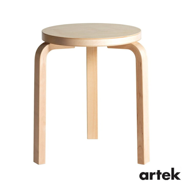 楽天市場】ARTEK アルテック スツール60 （椅子） 3本脚 バーチ 