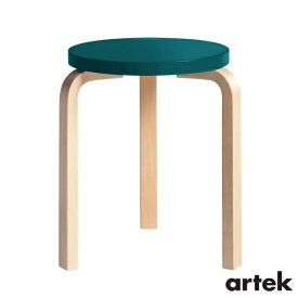 [ ARTEK（アルテック）]　スツール60 （椅子） 3本脚　パイミオカラー　ペトロール　Stool60　家具