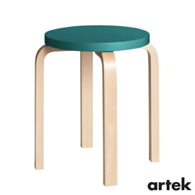 [ ARTEK（アルテック）]　スツールE60 （椅子） 4本脚　ペトロール　Stool E60　家具