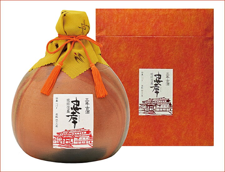 楽天市場】泡盛古酒 忠孝3年古酒ブレンド 泡盛 43度(琉球城焼 一升壷 
