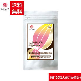 カカオリズム 132g(1.1g×120粒)約1ヵ月分しまのや 機能性表示食品 サプリ サプリメント ブラックジンジャー ダイエット サポート