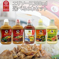 エリソース 全種類 詰替え 300ml 選べる 6本 セット マイルド ホット チリ レモン シークワーサー BBQ キ…