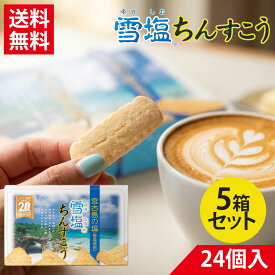 雪塩ちんすこう 24個入×5箱セット 送料無料 | ちんすこう