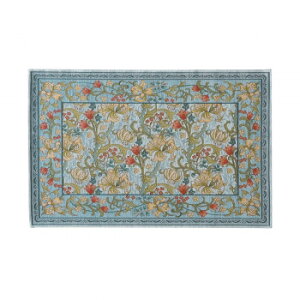 �y���I�m��1/2�I�ő�100%�|�C���g�o�b�N�z �쓇�D���Z���R�� Morris Design Studio �S�[���f�������[�}�C�i�[ �}�b�g ��60×90cm FH1708A B �u���[�y�����E������s�z