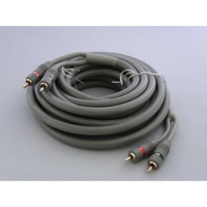WシールドRCAケーブル/ハイグレードOFCケーブル6m グレー RPP-65【同梱・代引き不可】