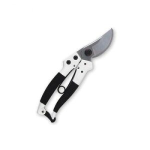 替刃式剪定鋏(白柄)バイパスタイプ 全長180mm P-870【同梱・代引き不可】