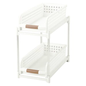 収納用品 日本製 スライドトレースリム 2段 2個組 GP-210101-2【同梱・代引き不可】