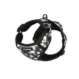 ルークラン ドッグネス ハーネス エレガント M デイジーブラック ペット用品【同梱・代引き不可】