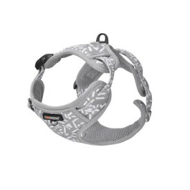 ルークラン ドッグネス ハーネス エレガント M ライトグレー ペット用品【同梱・代引き不可】