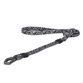 ルークラン ドッグネス リード エレガント M/L ブラック ペット用品【同梱・代引き不可】