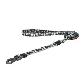 ルークラン ドッグネス リード エレガント M/L デイジーブラック ペット用品【同梱・代引き不可】