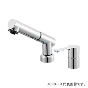 三栄 SANEI column シングルスプレー混合栓(洗髪用) 寒冷地用 K37510JKZ-13【同梱・代引き不可】