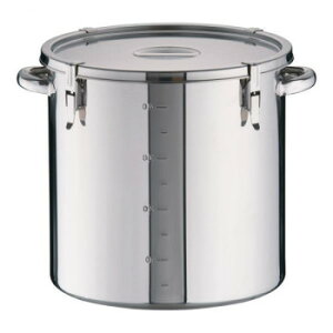 遠藤商事 SAモリブデン 目盛付パッキン寸胴鍋 39cm(手付) AZV7139【同梱・代引き不可】