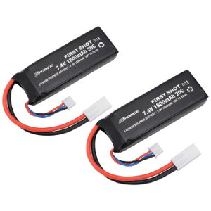 G-FORCE W[tH[X FIRST SHOT LiPo 7.4V 1800mAh ~jS݊TCY(2{) GFG992yEsz