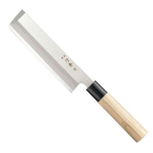 富士カトラリー 刀秀作 モリブデンバナジウム鋼和包丁 角型薄刃180mm(左利き用) FC-375【同梱・代引き不可】